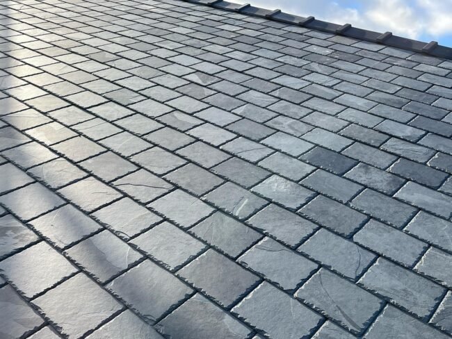 Framed Carport Natural Slate Roof